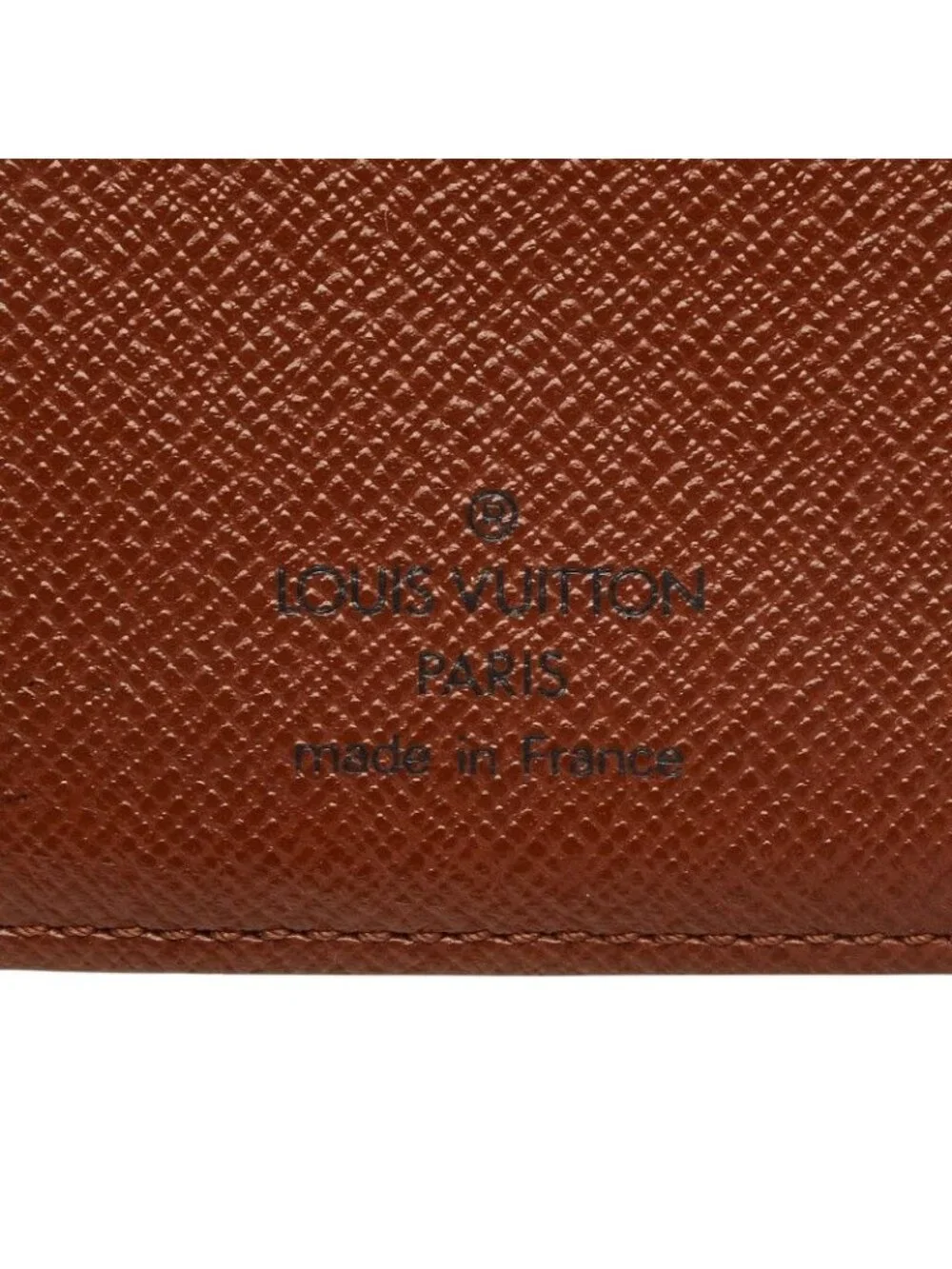 Louis Vuitton Monogram Agenda PM Notebook Cover Brown Leather